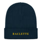 Cappello invernale riciclato con risvolto “Raclette”