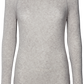 Maglia Amalie in lana grigio chiaro mélange
