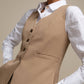 Gilet sartoriale donna smanicato con scollo a V