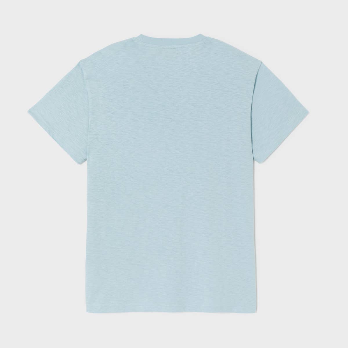 T-shirt Surfer in Cotone Biologico Azzurro Chiaro