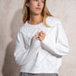 Maglione in maglia con motivo a rombi