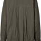 Camicia lunga in popeline con manica raglan