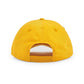 Cappellino snapback giallo in cotone organico con patch