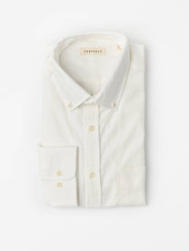 Camicia in flanella bianca Populus