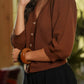 Cardigan in cotone con maniche a 3/4
