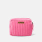Borsa in velluto trapuntato con logo