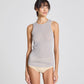 Top smanicato in lana Alberte grigio chiaro mélange