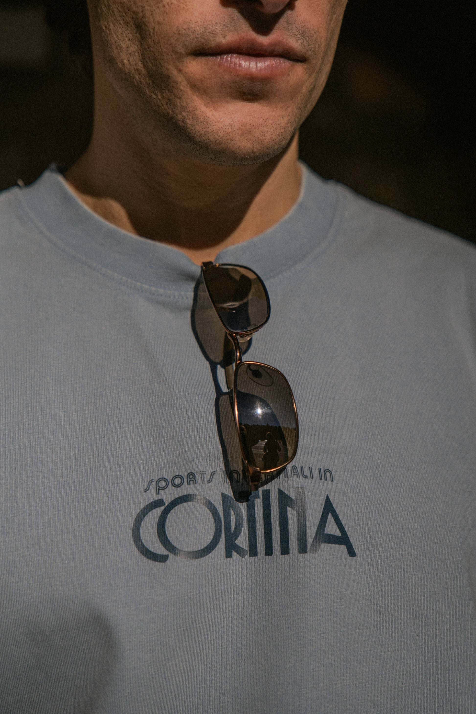 T-shirt oversize Cortina d’Ampezzo in cotone biologico