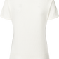 T-shirt Chrisstine in cotone biologico pointelle bianca