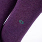Calzini in cotone pettinato tinta unita viola