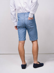 Bermuda slim fit cinque tasche in denim