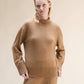 Maglione dolcevita lungo in misto cashmere
