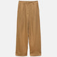 Pantaloni a pieghe dritti in lyocell