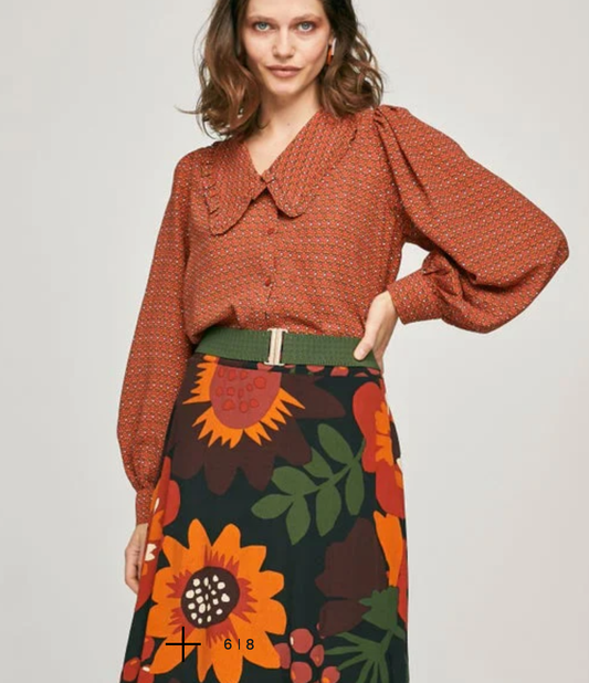 Cintura elastica colorata con fibbia