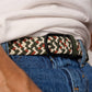 Cintura intrecciata elastica multicolore Biarritz