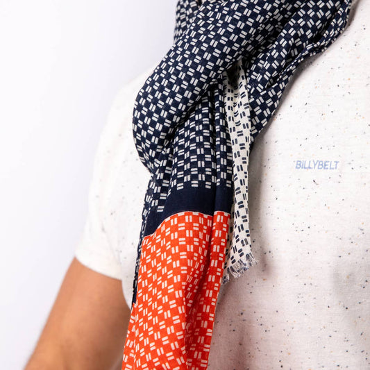 Sciarpa Bristol in cotone biologico multicolore