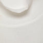Maglione in maglia rasata con maniche a tre quarti e collo alto