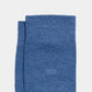 Calzini in bambù denim blu mélange a mezza gamba