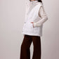 Gilet imbottito con cappuccio