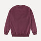 Felpa Essential in cotone organico bordeaux