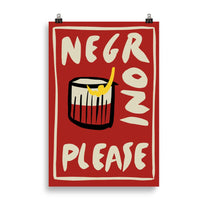 Poster “Negroni Please”