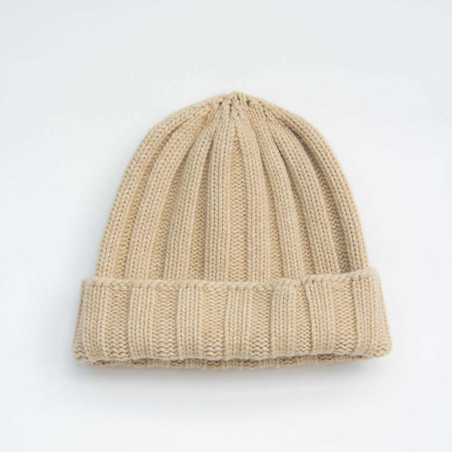 Berretto a coste in misto cashmere