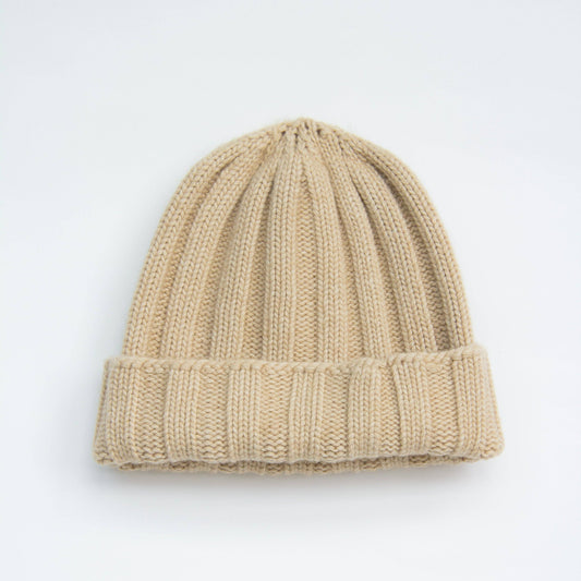 Berretto a coste in misto cashmere