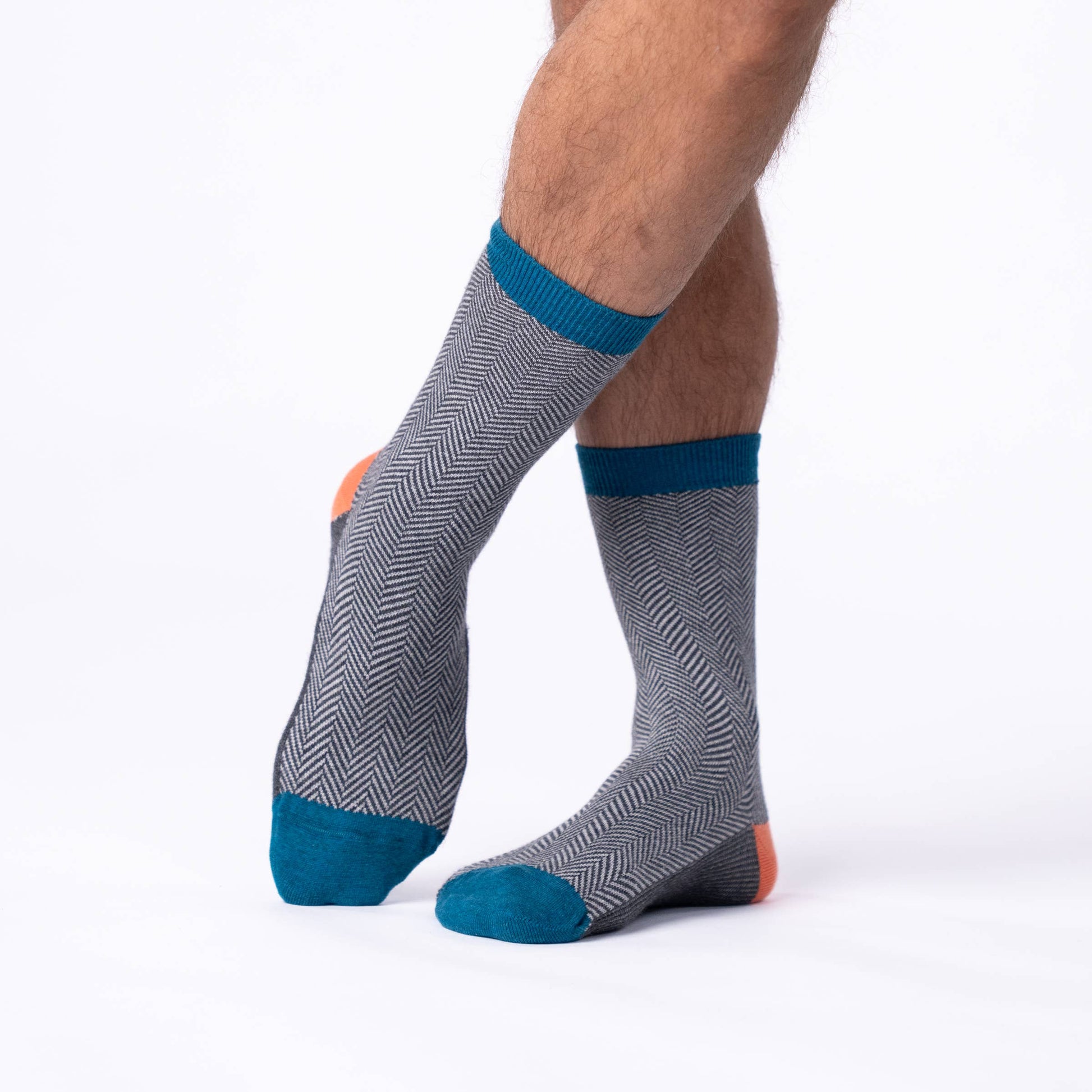 Calzini in cotone pettinato motivo chevron Mirage