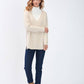 Maglione scollo a V relaxed in lana e cashmere