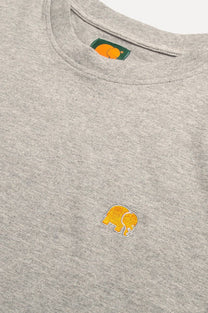 T-shirt Essential Organic Grigio Melange