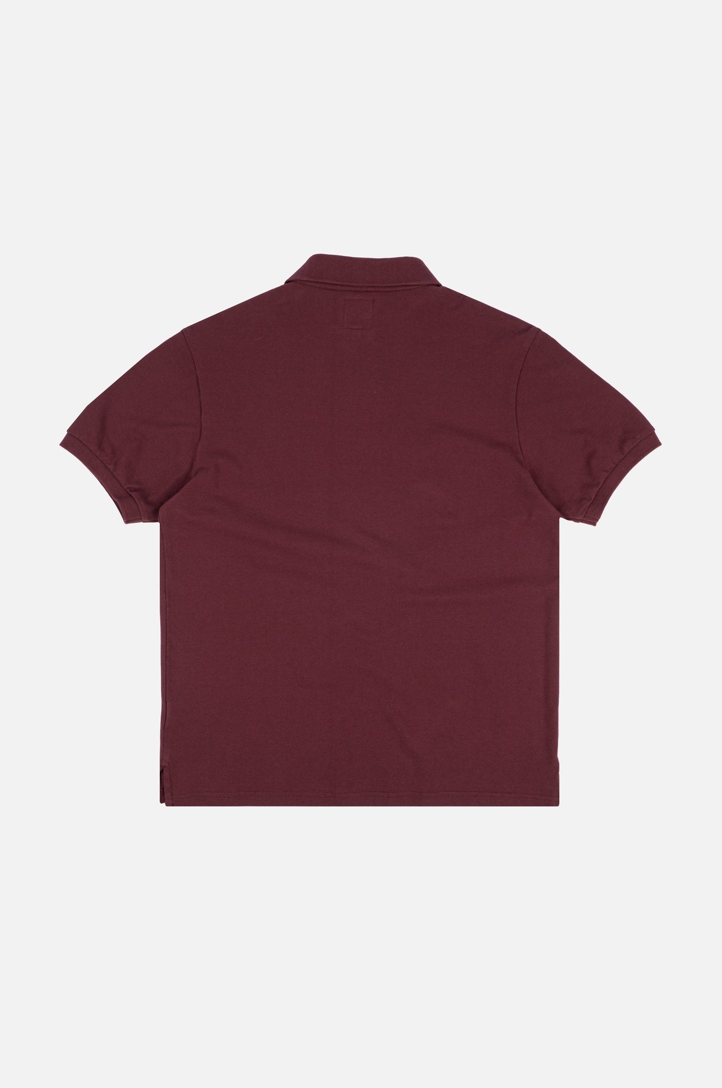 Polo Essential in Cotone Biologico Bordeaux