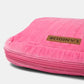 Borsa in velluto trapuntato con logo