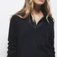 Maglione a coste con scollo a V