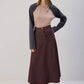 Felpa corta bicolor con manica raglan