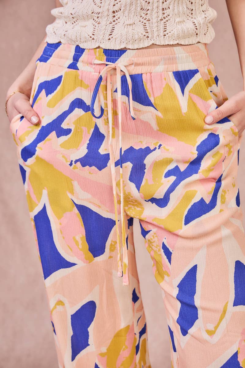 Pantaloni Penny ampi a stampa