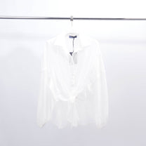 Camicia trasparente con nodo