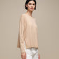 Maglione in maglia con lurex girocollo da donna