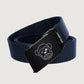 Cintura regolabile unisex in nylon blu navy