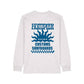 T-shirt Oversize a Maniche Lunghe con Stampa Surf