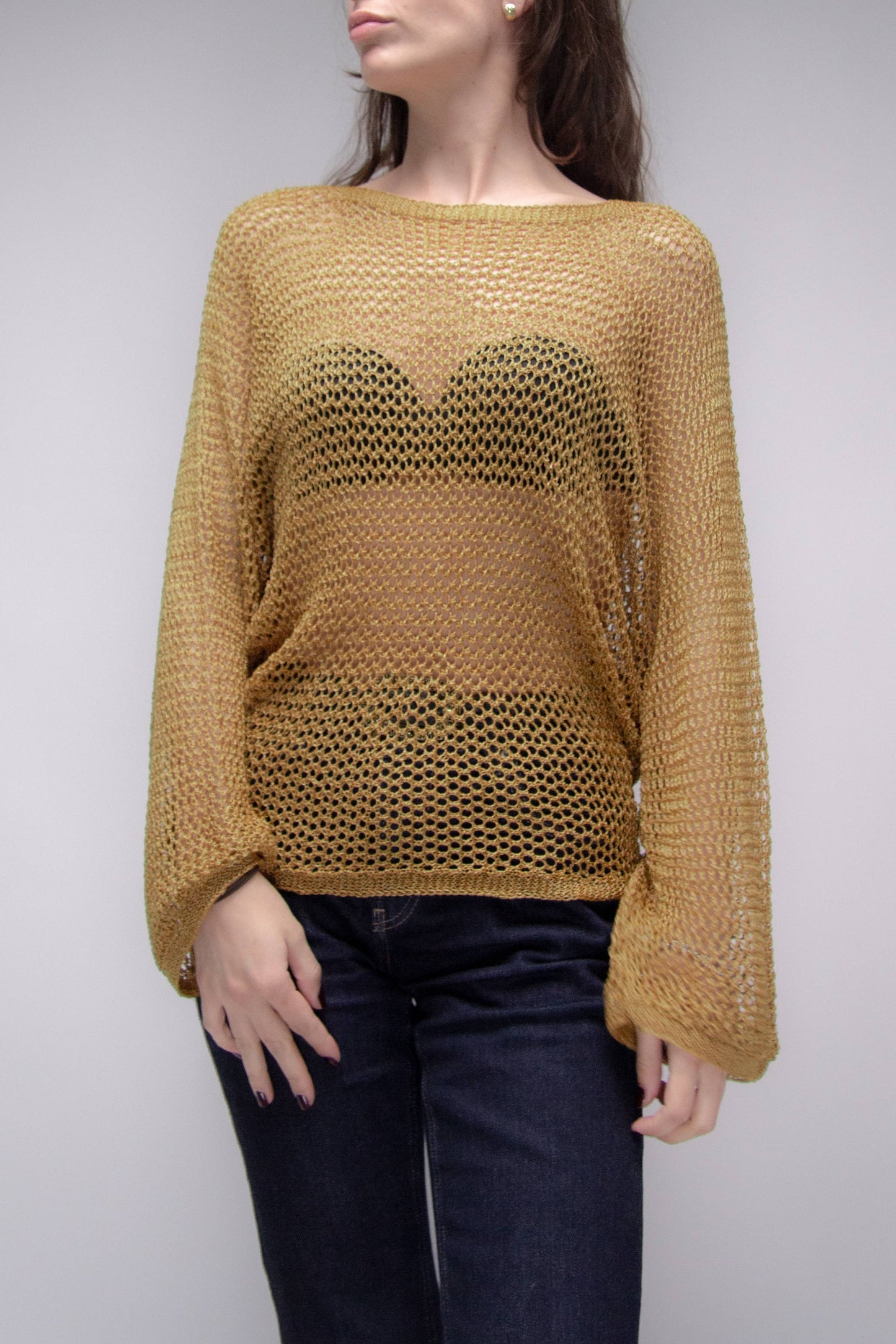 Kimono crochet a maglia 3D
