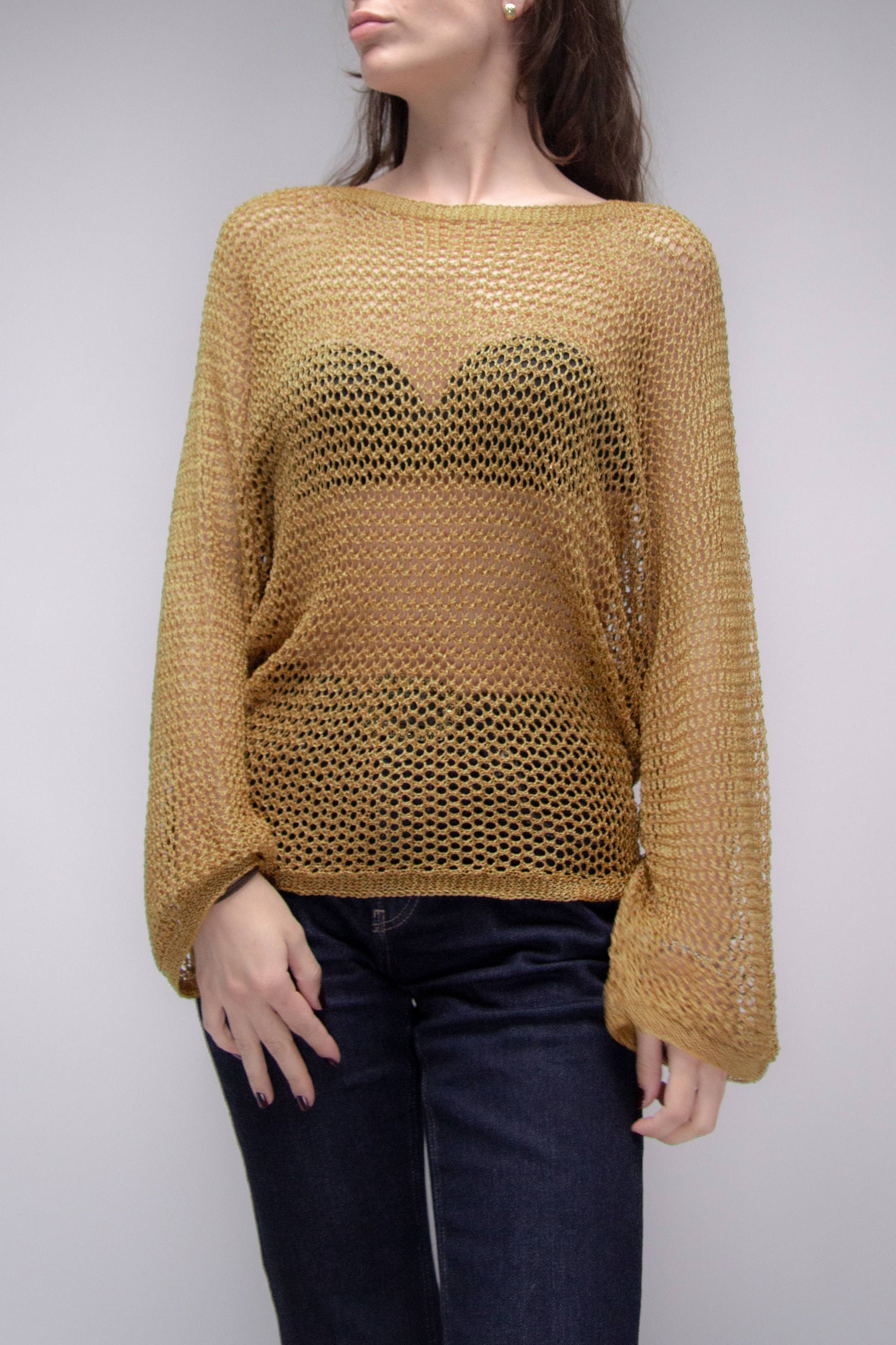 Kimono crochet a maglia 3D