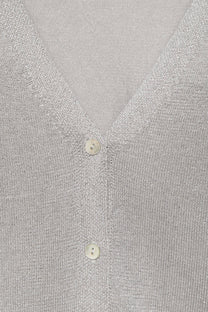Cardigan in maglia con scollo a V