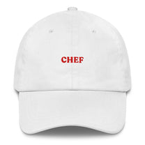Cappellino da baseball in cotone ricamato “Chef”