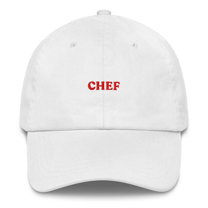 Cappellino da baseball in cotone ricamato “Chef”