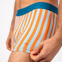 Boxer in cotone biologico a righe Riviera