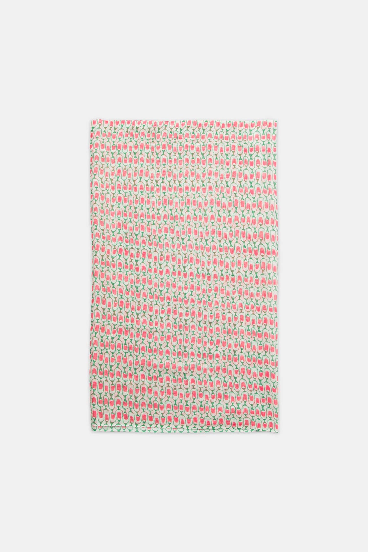 Sciarpa multicolore con motivo geometrico
