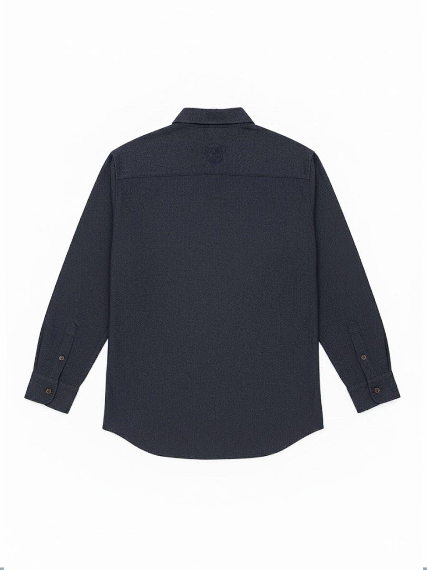 Camicia di flanella uomo Chop blu navy