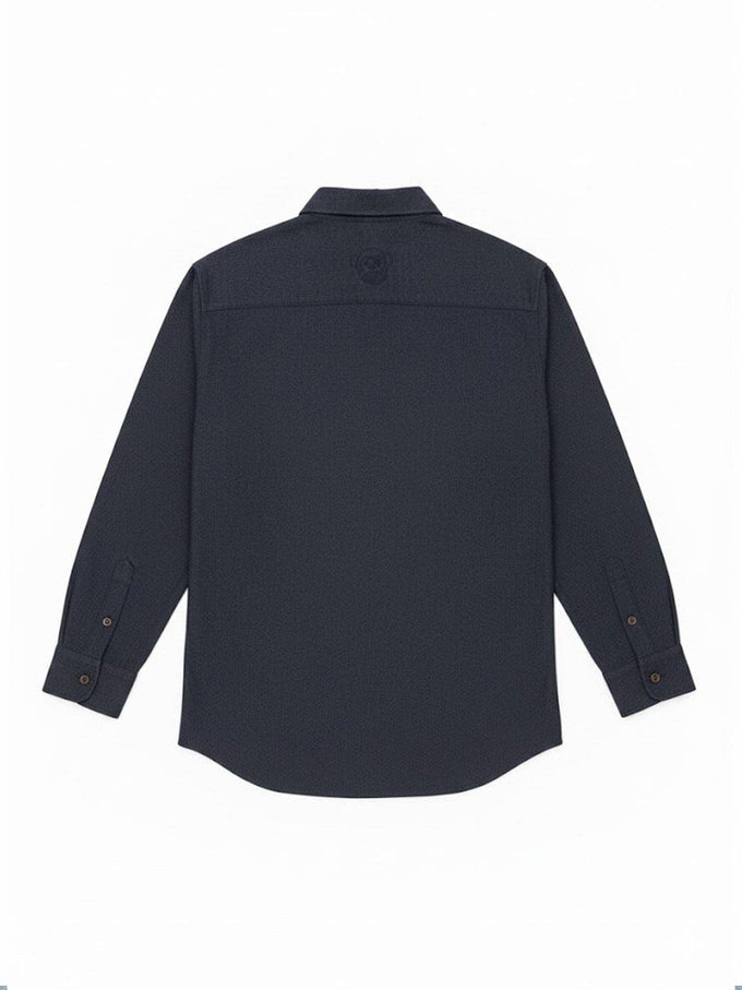 Camicia di flanella uomo Chop blu navy