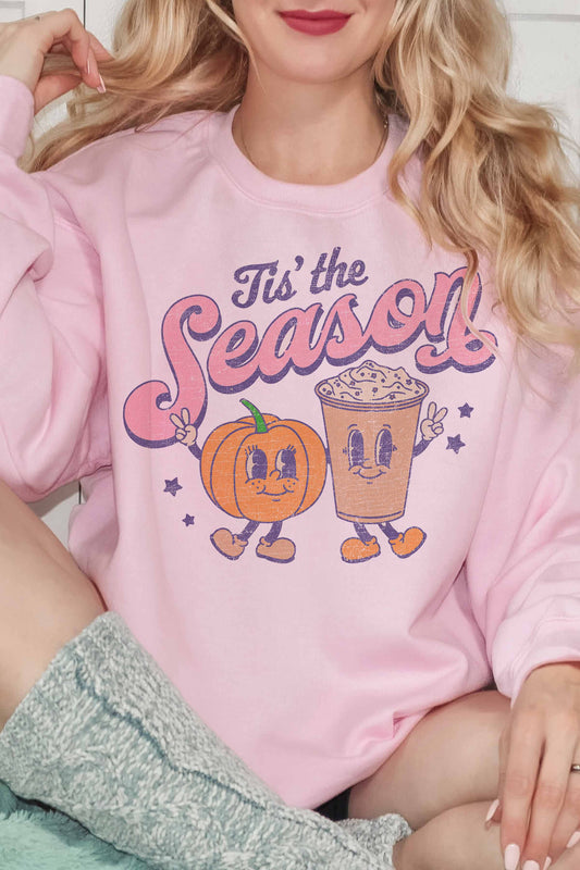 Felpa oversize grafica “Tis the Season”