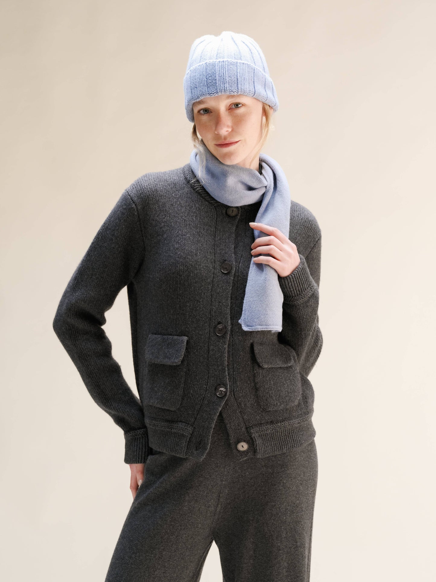 Jabot in misto cashmere
